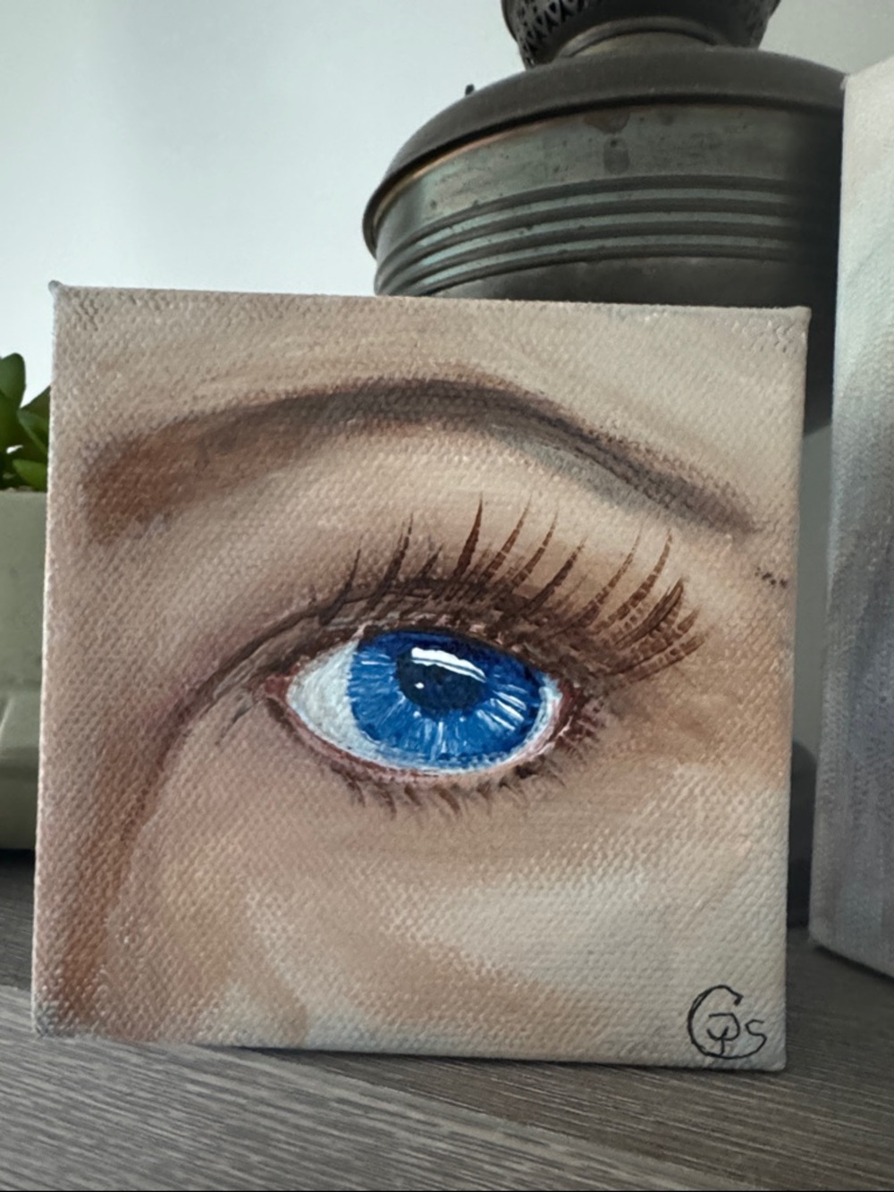 Blue Eye Canvas Art  by PSC